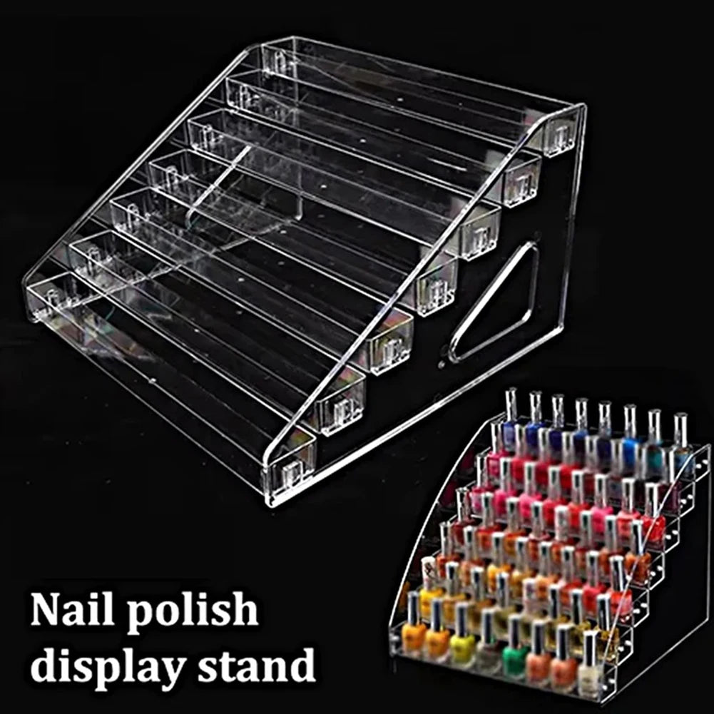 3 5 7 Layers Acrylic Ladder Display Rack Storager Multi-layer