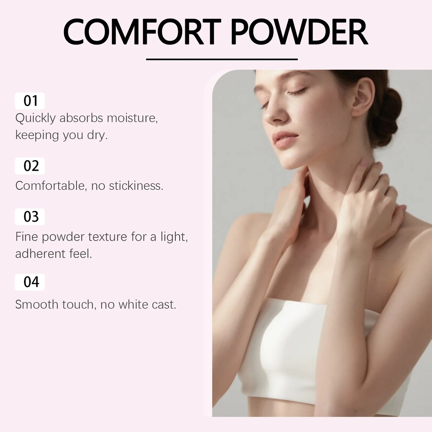 OceAura Talcum Powder – Sweat & Odor Control, Sensitive Skin