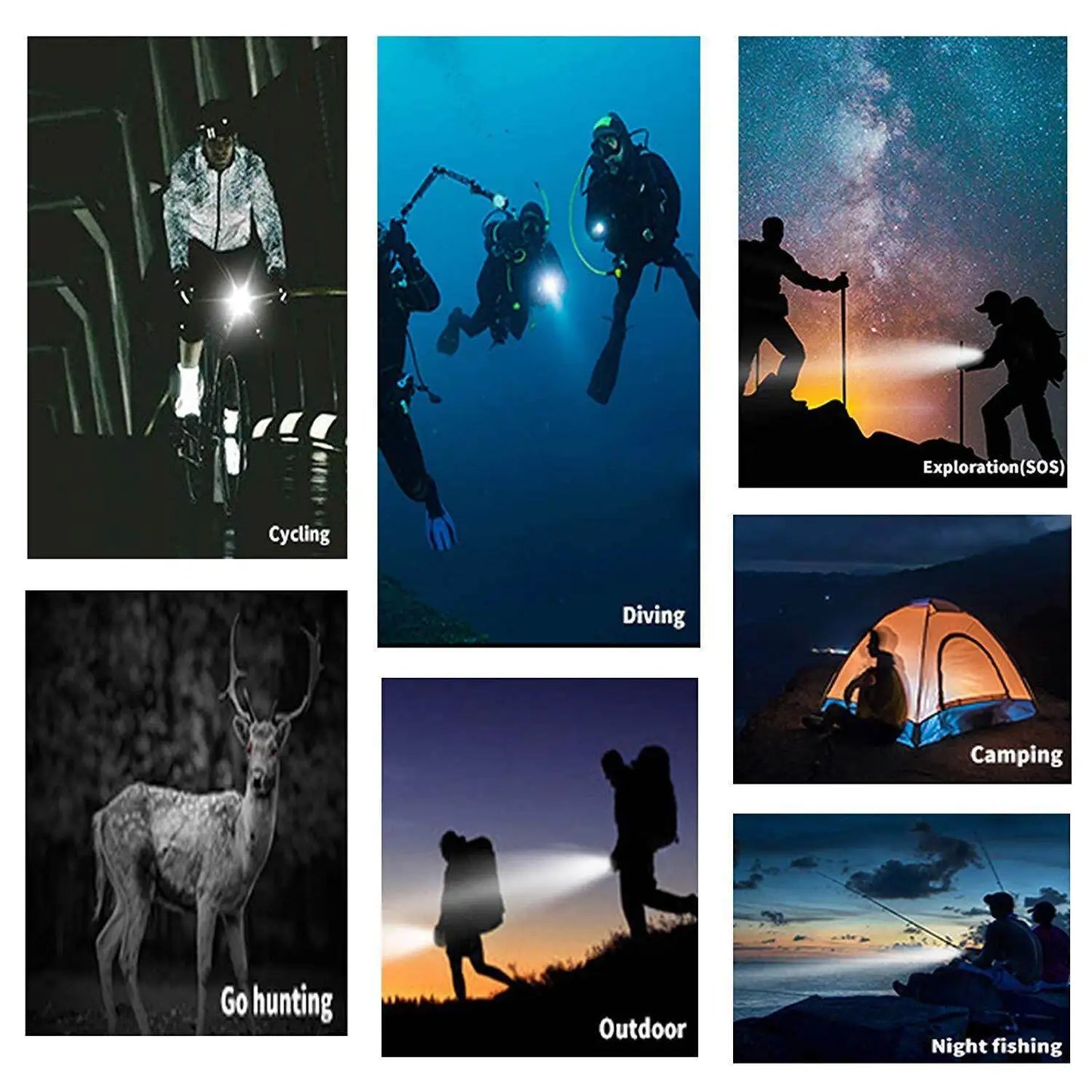 Waterproof LED Diving Fill Light for GoPro, Insta360 & DJI