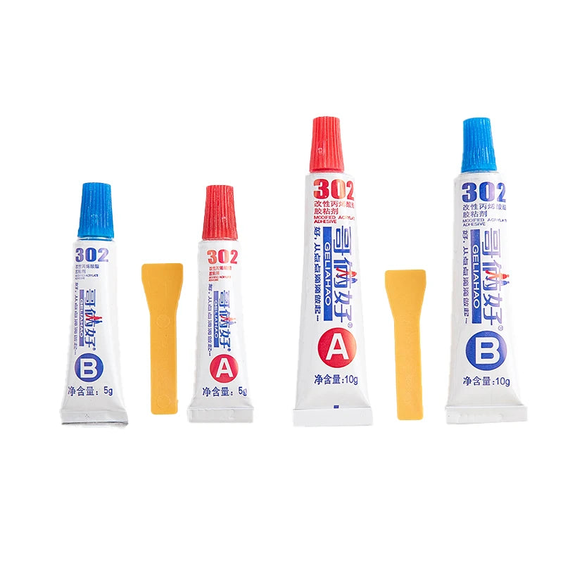 HELTC 302 Fast-Drying Epoxy AB Glue | Strong Metal Bond Epoxy Adhesive Peaceful Pleasures Health and Wellness