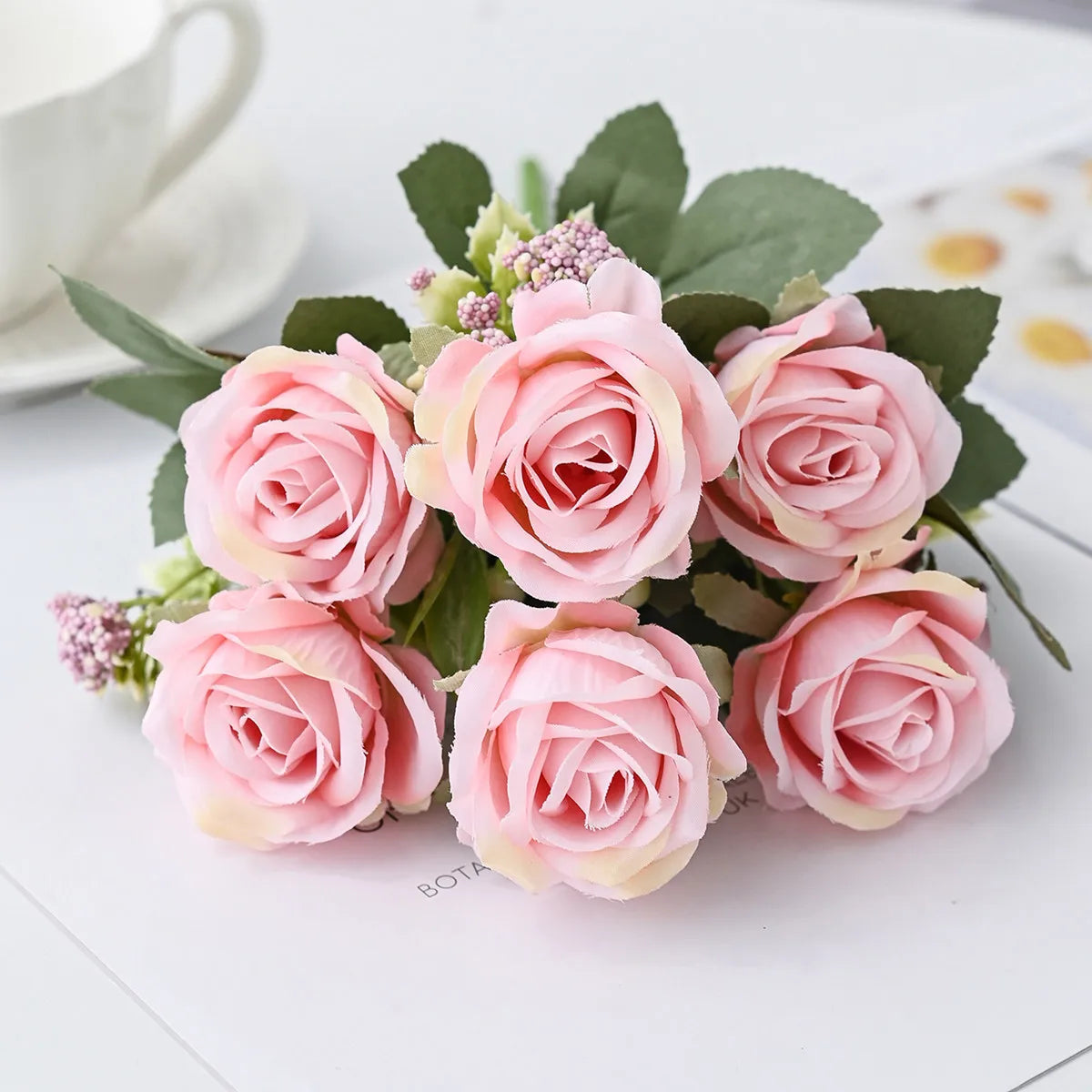 Silk Rose Artificial Bouquet | Wedding, Home & DIY Decor