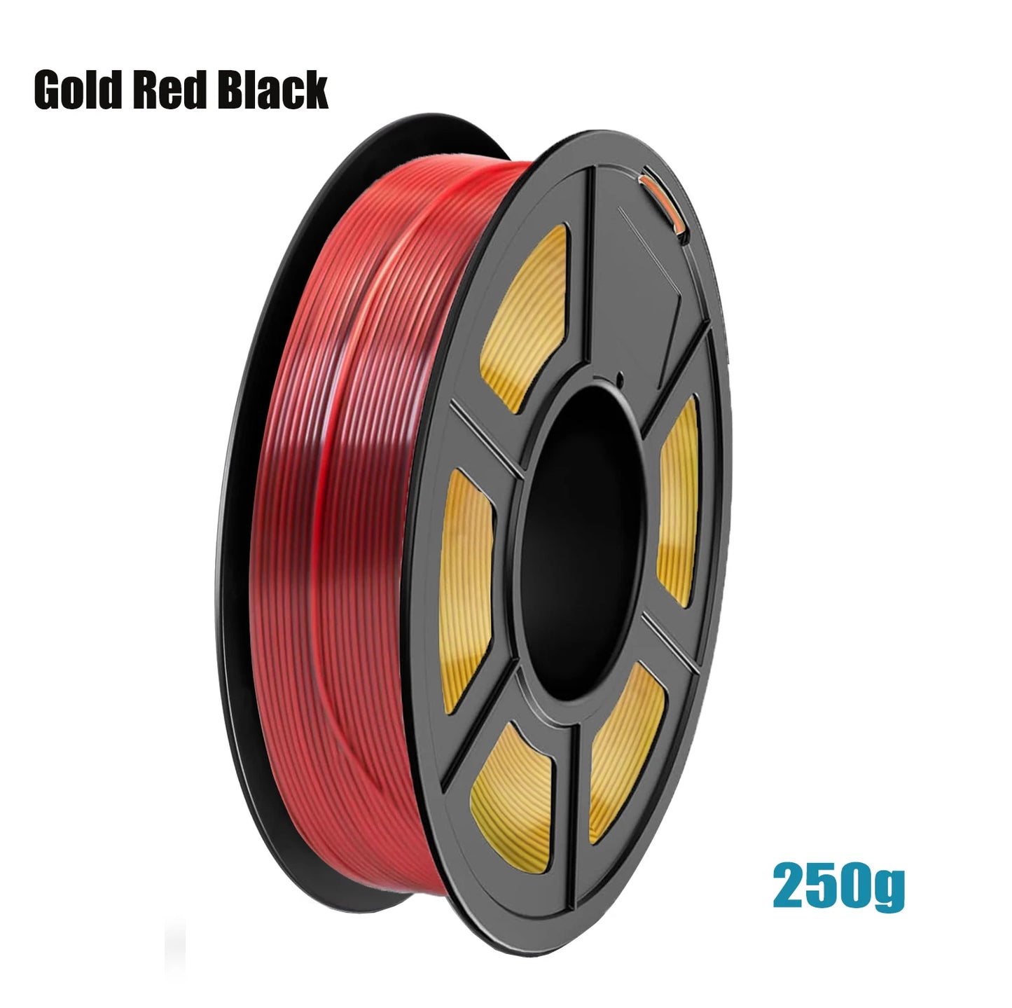 DINGSUN 4-Color Silk PLA+ Filament Bundle 1.75mm Shiny Finish