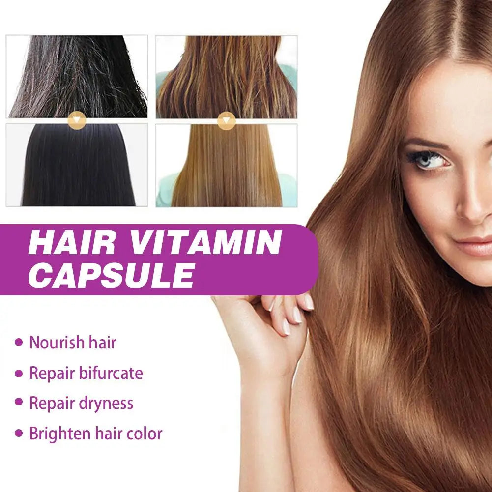 Rose Hair Essential Oil Capsules – 30pcs Hair Vitamin Serum for Frizzy, Dry & Damaged Hair Peaceful Pleasures Health and Wellness