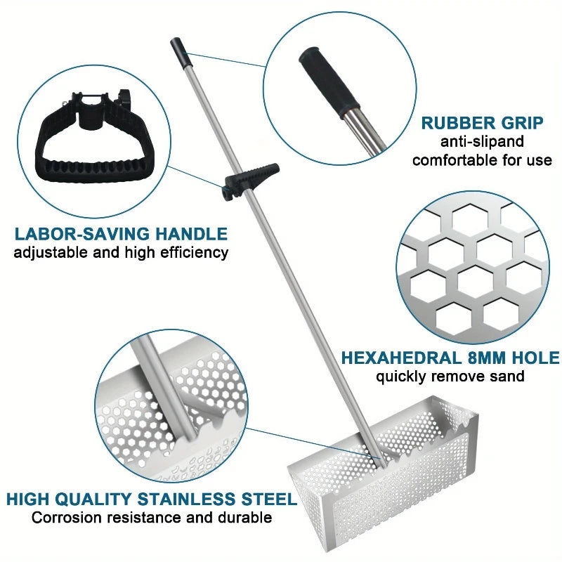 Beach Sand Scoop Shovel Metal Detector Scoops Treasure Detecting