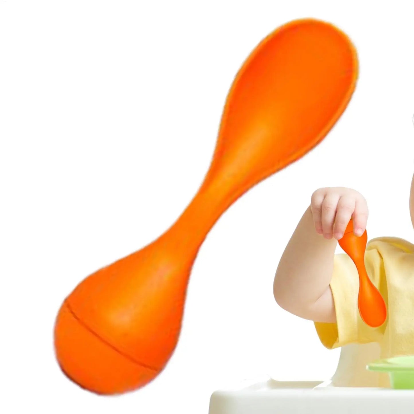 Self-Standing Toddler Spoon | Non-Stick Food-Grade PP Utensil