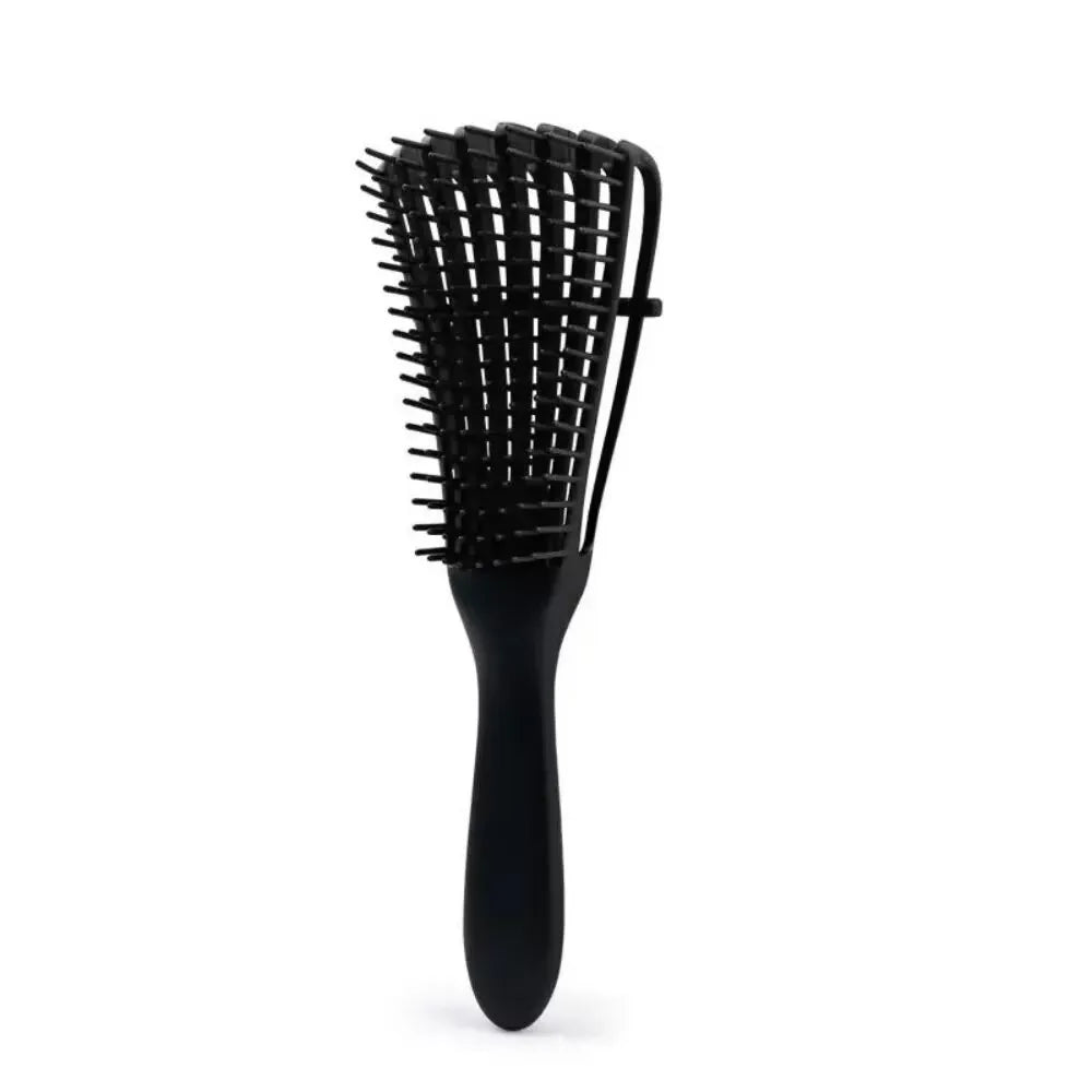 Eight-Claw Detangling Massage Comb – Anti-Tangle Hair Tool Detangling Hair Comb Peaceful Pleasures Health and Wellness black