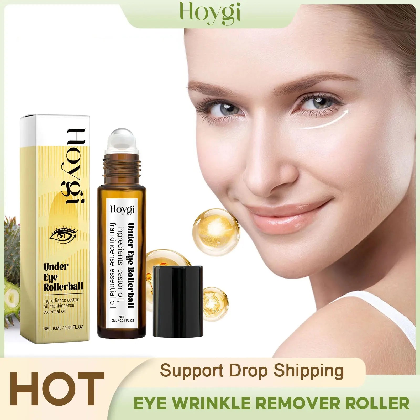 Anti-Wrinkle Eye Essential Oil Anti-Aging Fade Fine Line Remove Eye Bags Puffiness Firming Nourishing Dark Circles Remover Serum Peaceful Pleasures Health and Wellness