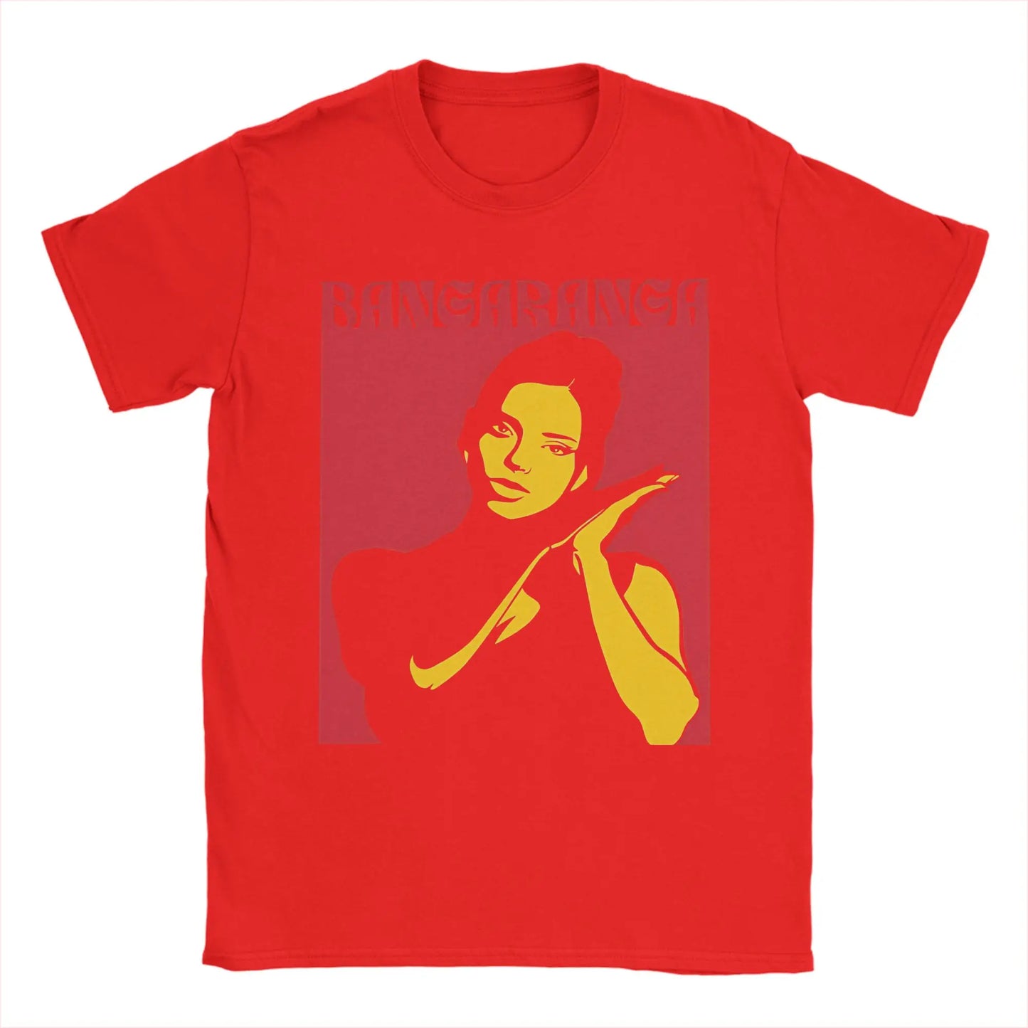 Men T-Shirts Bangaranga Funny Cotton Tees Short Sleeve Bulgaria DARA Eurovisions 2026 T Shirt Crew Neck Tops Gift Peaceful Pleasures Health and Wellness Red 6XL