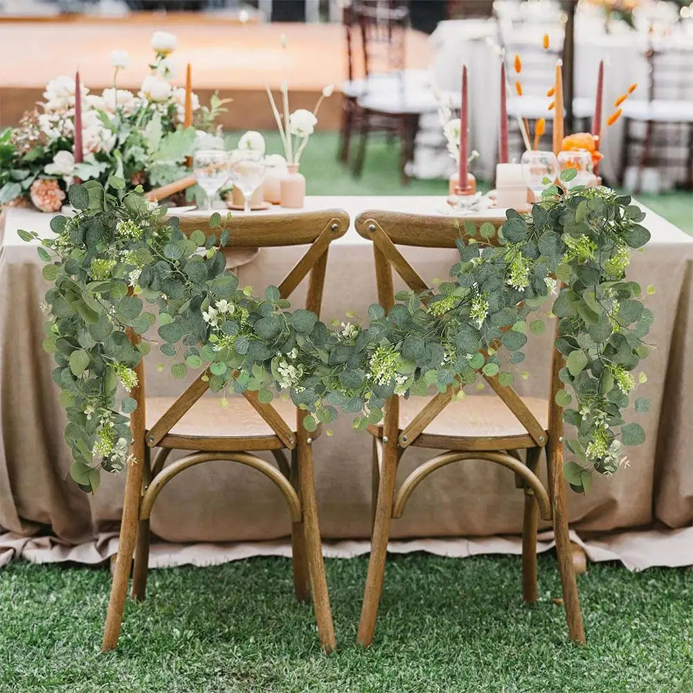 180cm Artificial Eucalyptus Garland | Baby Breath Hanging Vine