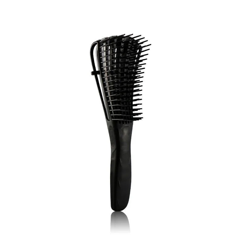 1Pcs Scalp Massage Detangling Brush Anti-Static Smooth Removes Hair Knots Comb For Salon Hairdressing Tools Peaceful Pleasures Health and Wellness Black