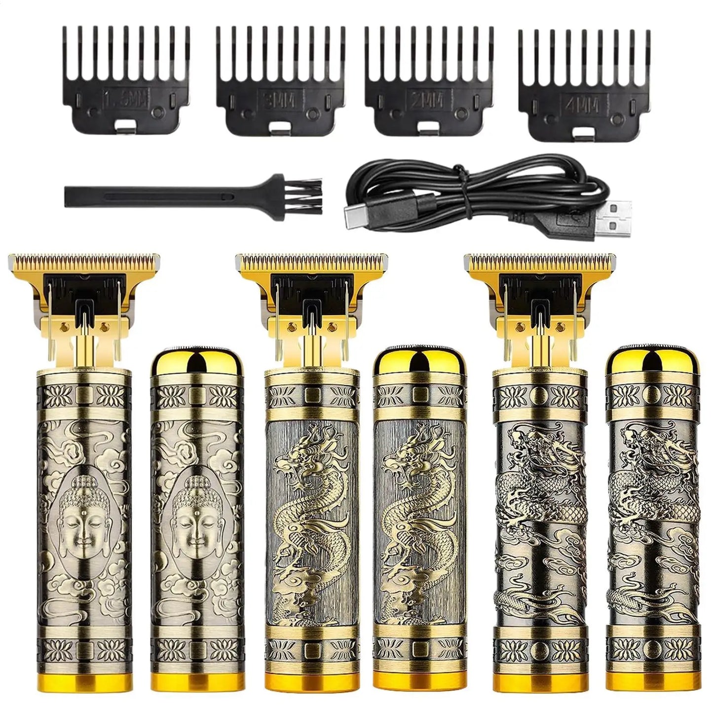 Men's Electric Hair Clipper & Shaver Set | USB Rechargeable Kit