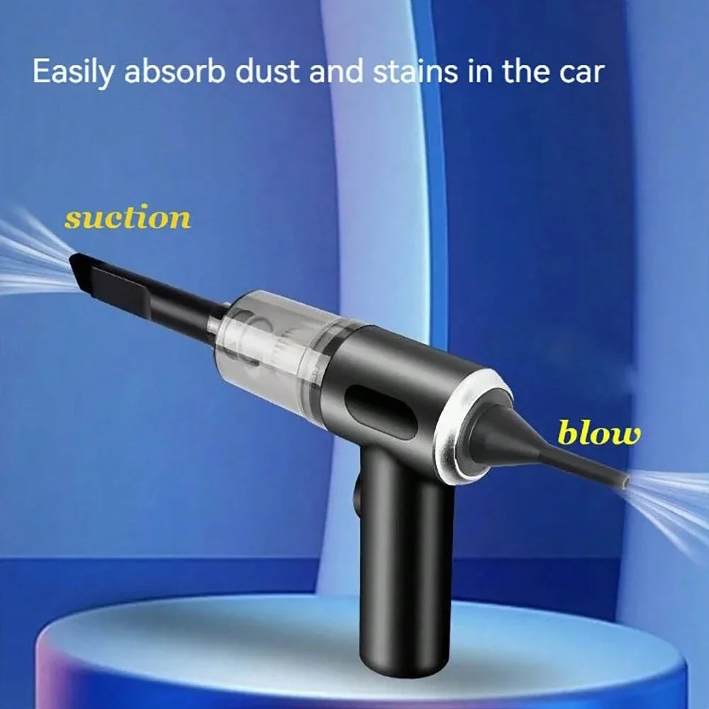 3-in-1 USB Rechargeable Mini Vacuum – Car & Home Cordless Handheld Vacuum Cleaner Peaceful Pleasures Health and Wellness