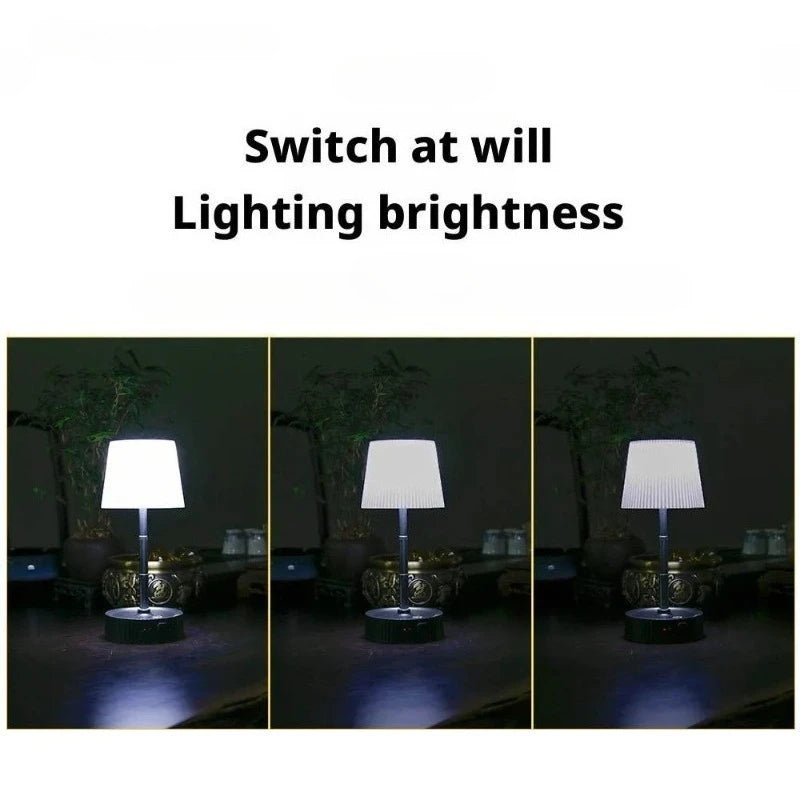 Solar Desk Lamp USB Rechargeable Waterproof Camping Light