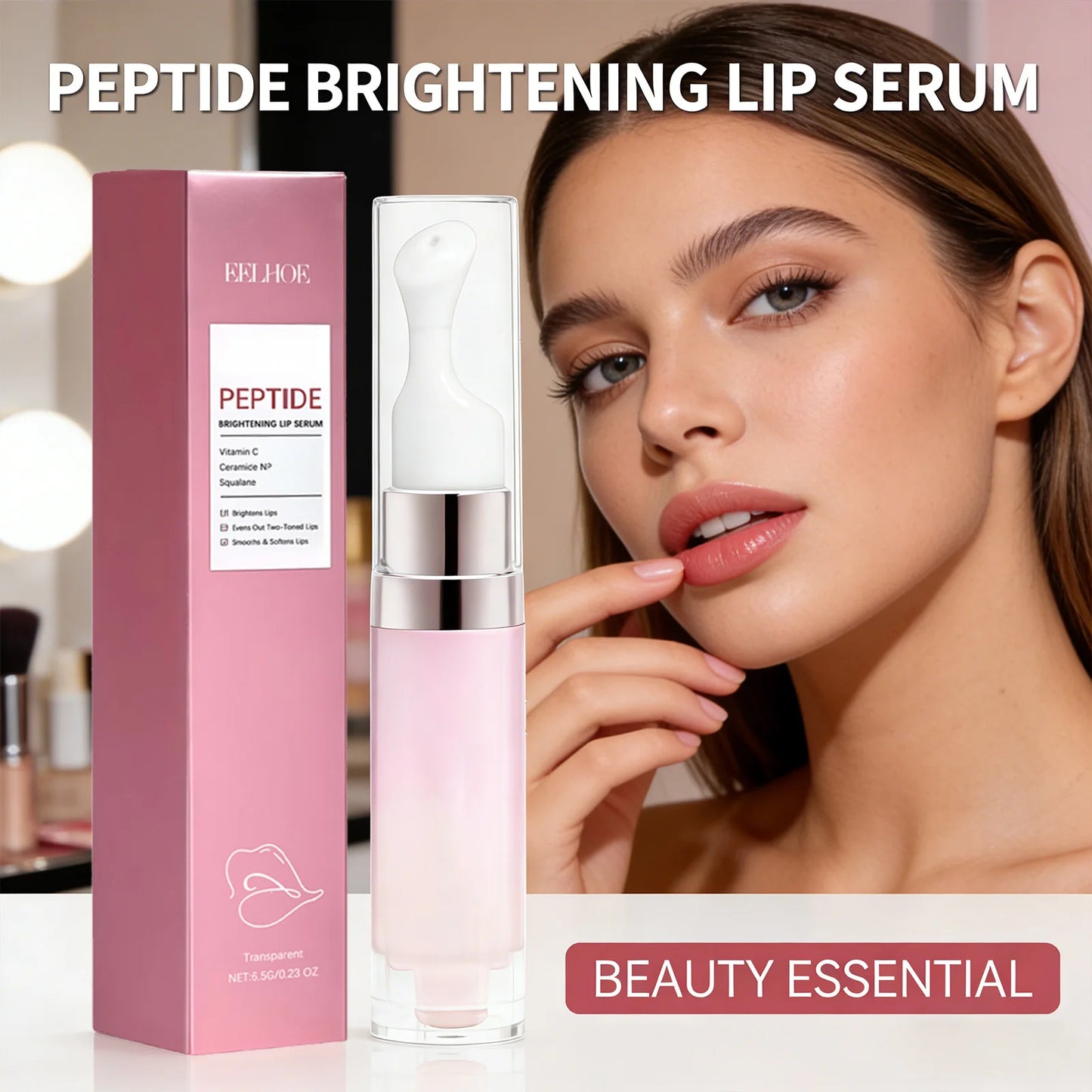 EELHOE Brightening Lip Serum – Lighten, Exfoliate & Moisturize Brightening Lip Serum Peaceful Pleasures Health and Wellness