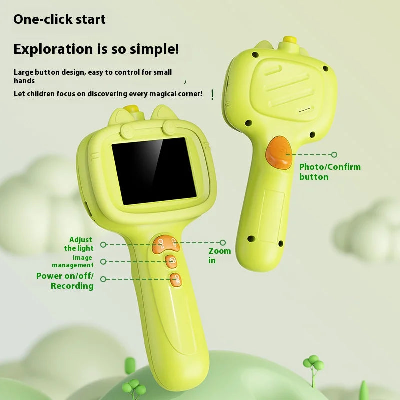 Handheld Endoscope, Children's Outdoor Toy, 2-Megapixel Extracurricular Photography, Scientific Experimental Teaching Tool Peaceful Pleasures Health and Wellness