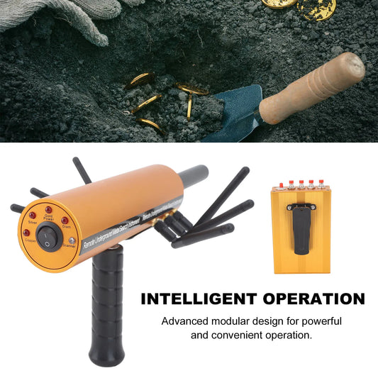 Metal Detector AKS Metal Detector Metal Pinpointer 30m Depth 1200m Range 6 Antenna Accurate Finding Gold Detector Gold Locator Peaceful Pleasures Health and Wellness