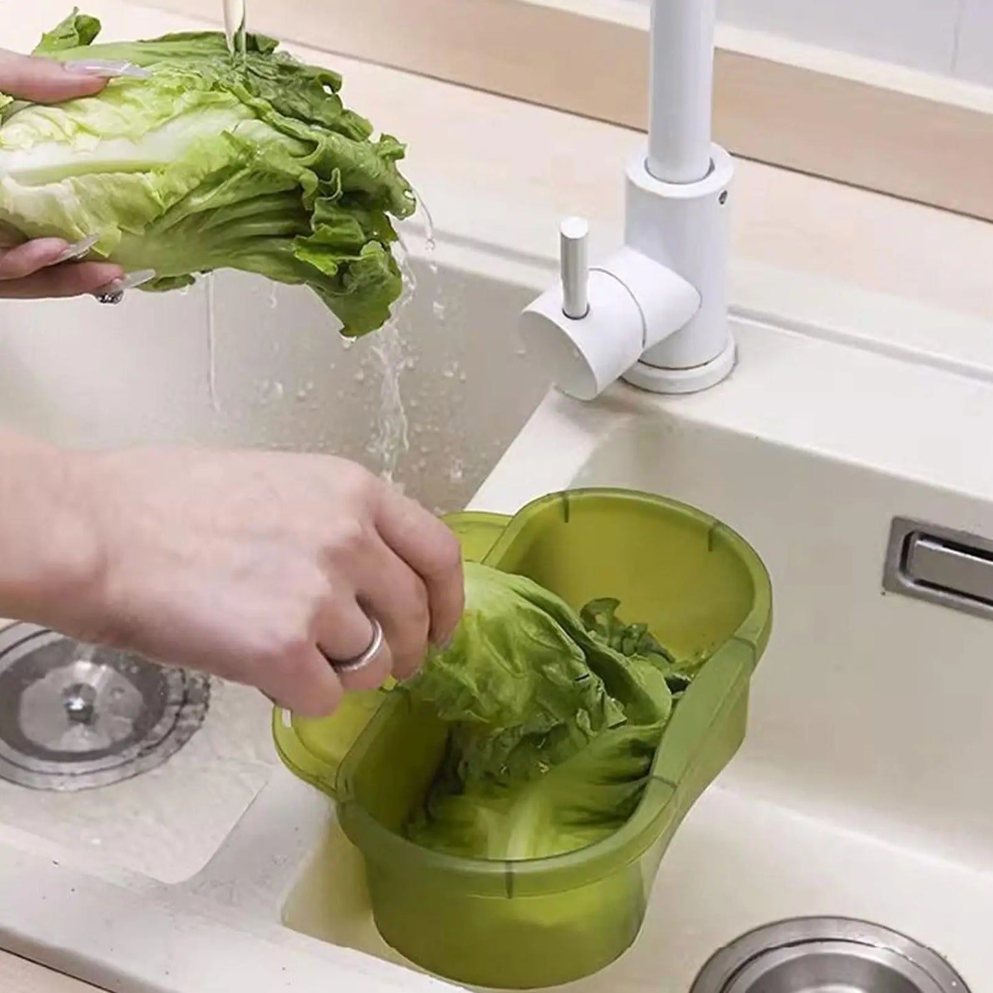 Hangable Sink Strainer & Food Waste Catcher – No Drilling