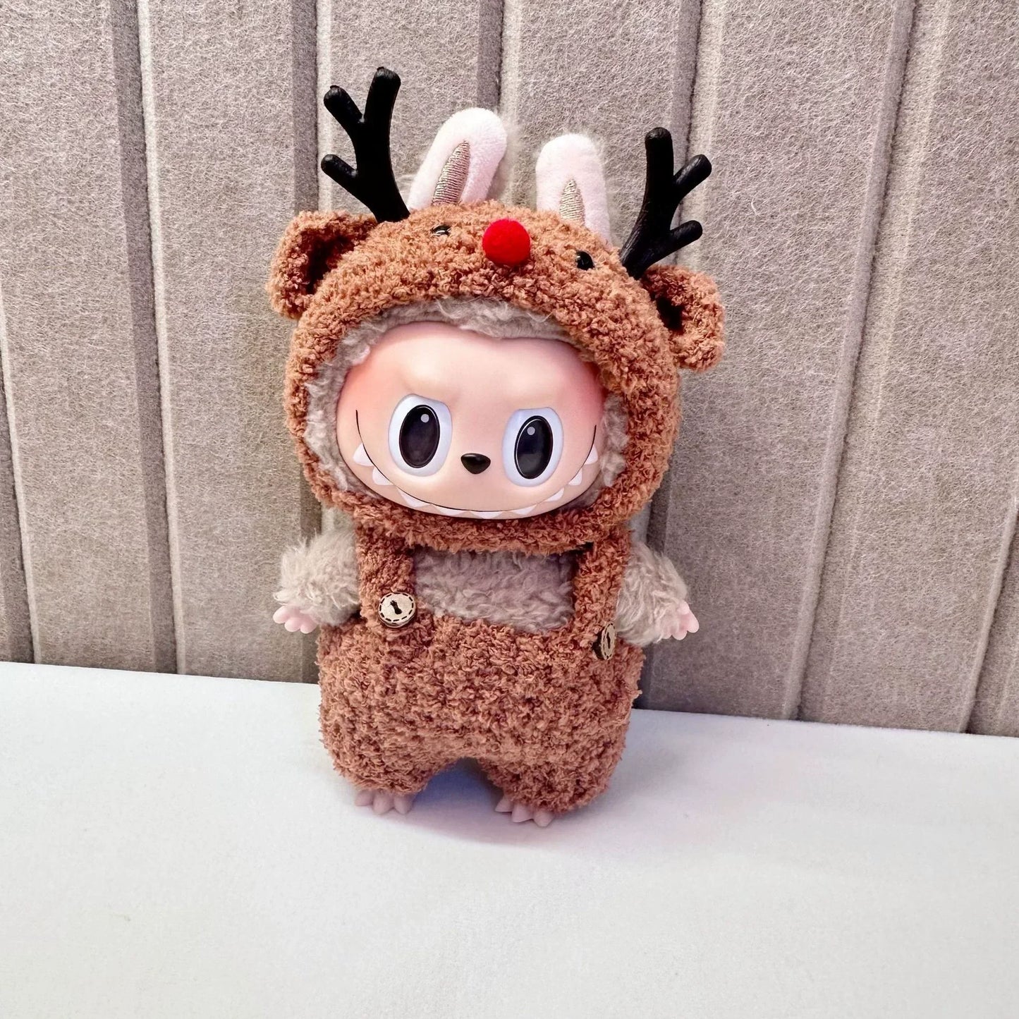 Mini Plush Doll Clothes – Labubu V1 V2 Climbing Suit Outfit