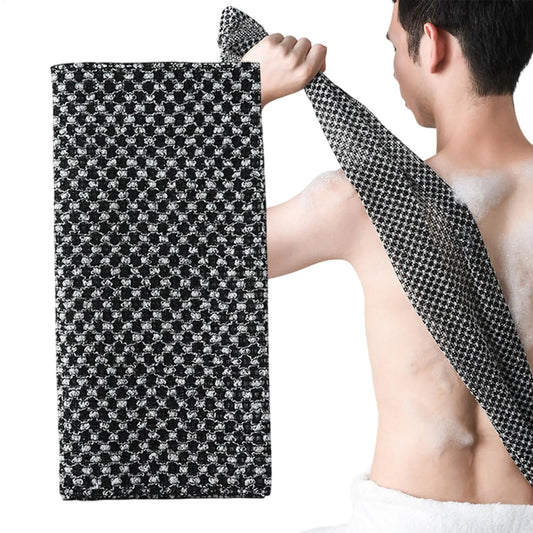 Body Exfoliator Towel Bath Body Back Wash Cloth Towel Bath Scrubber Exfoliating Scrub Shower Sponge Body Bathroom Accessories Peaceful Pleasures Health and Wellness