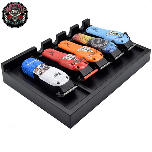 Barbershop Electric Clippers Storage Rack Electric Hair Trimmer Cutter Barber Display Stand Salon Stylist Storage Tools Supplies Peaceful Pleasures Health and Wellness