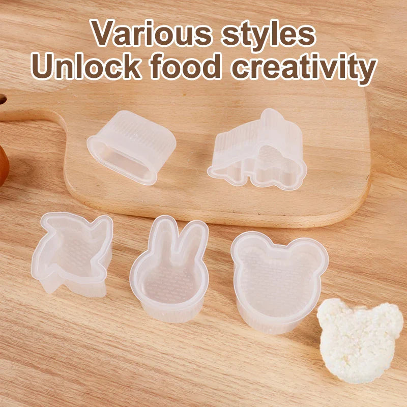 Cartoon Rice Ball Mold – Sushi Bento Press DIY Kitchen Tool