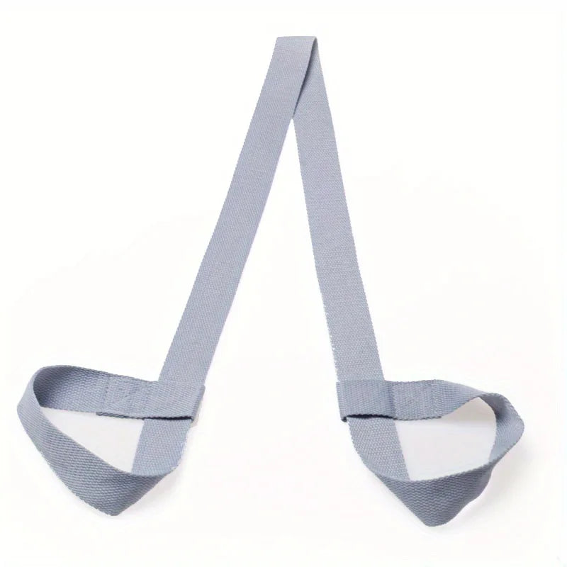 Cotton Yoga Mat Back Strap Sports and Fitness Yoga Mat Binding Multi-functional Binding Strap Available in Multiple Colors Peaceful Pleasures Health and Wellness Grey