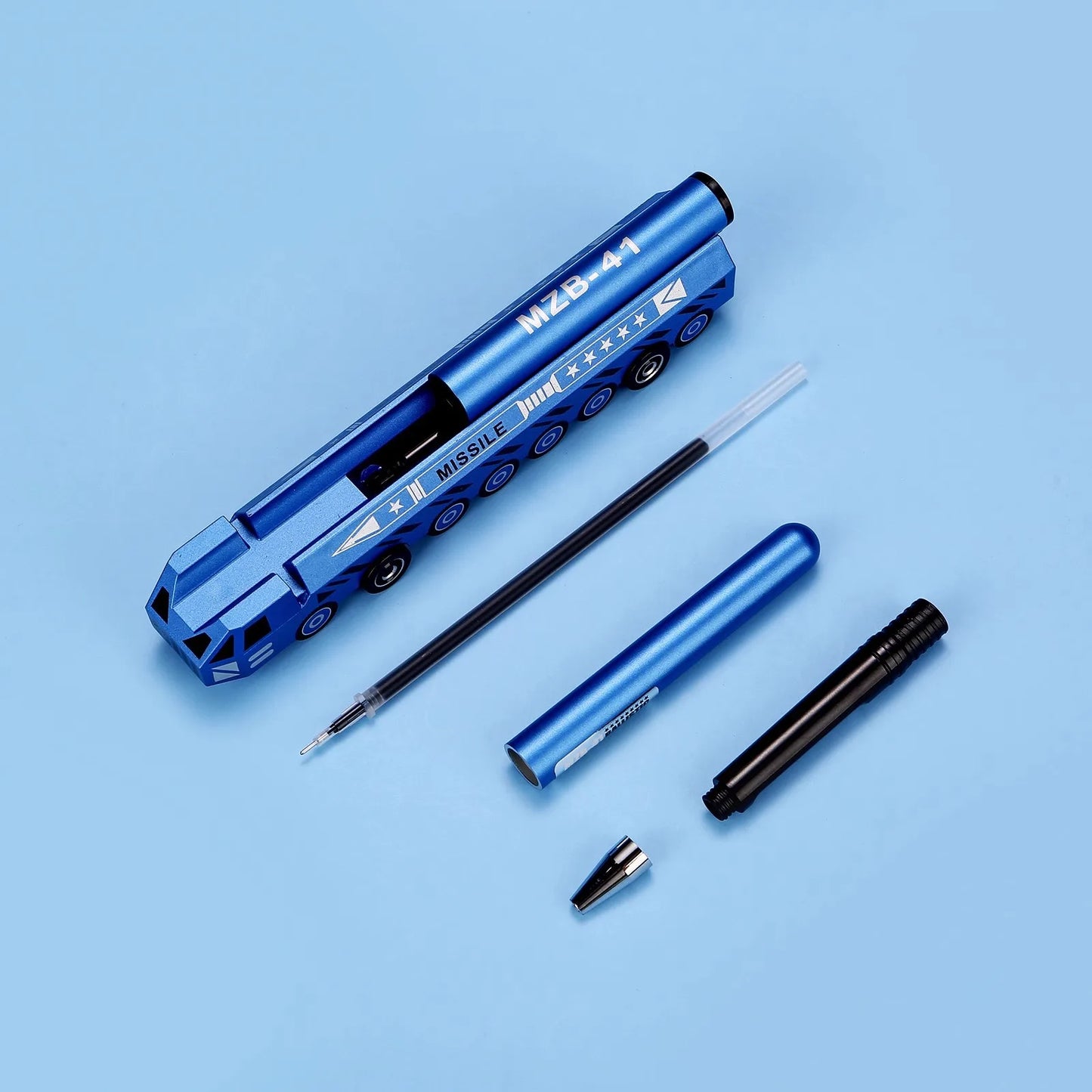 Funny Missile Design Ballpoint Pen Black Ink Creative Shape Pens