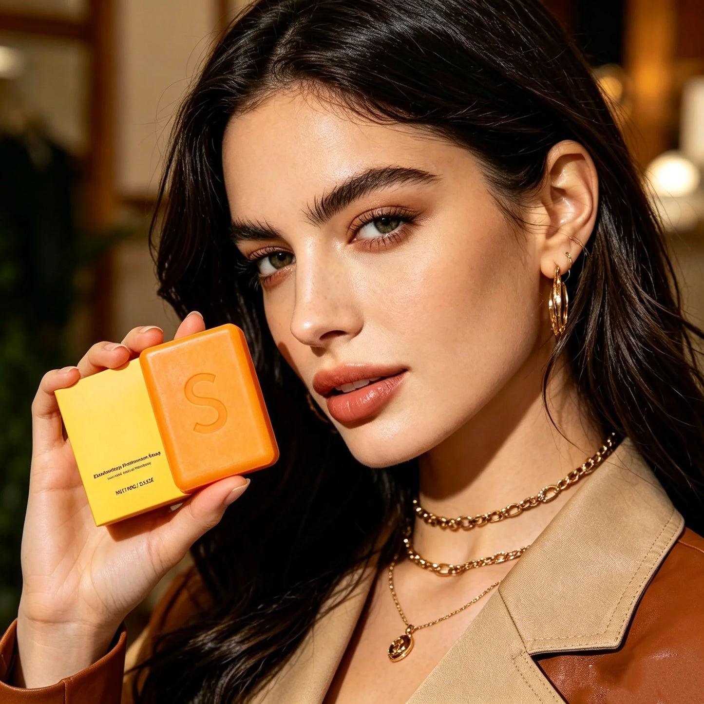 Persimmon Body Brightening Cleansing Soap 100g | Handmade Bar