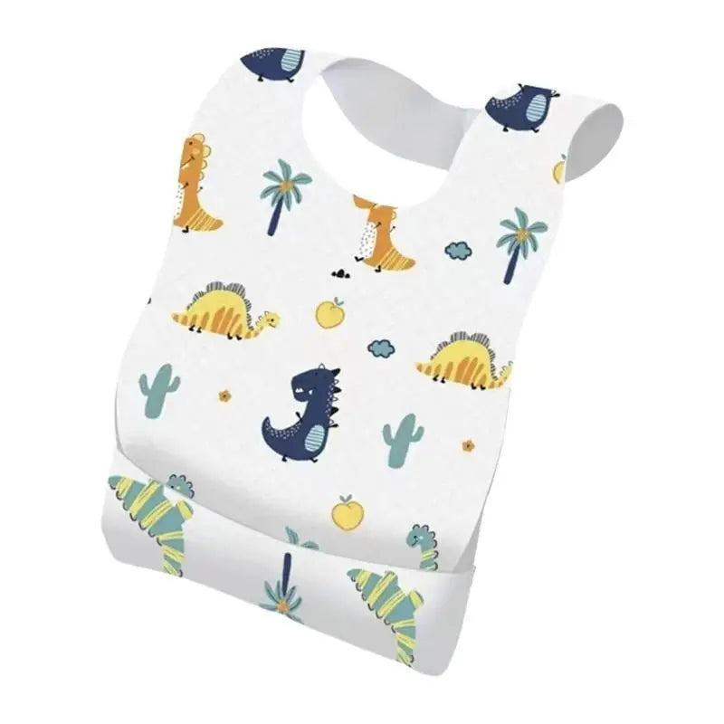 Disposable Baby Bibs 10-Pack | Soft Cotton Burp Cloths