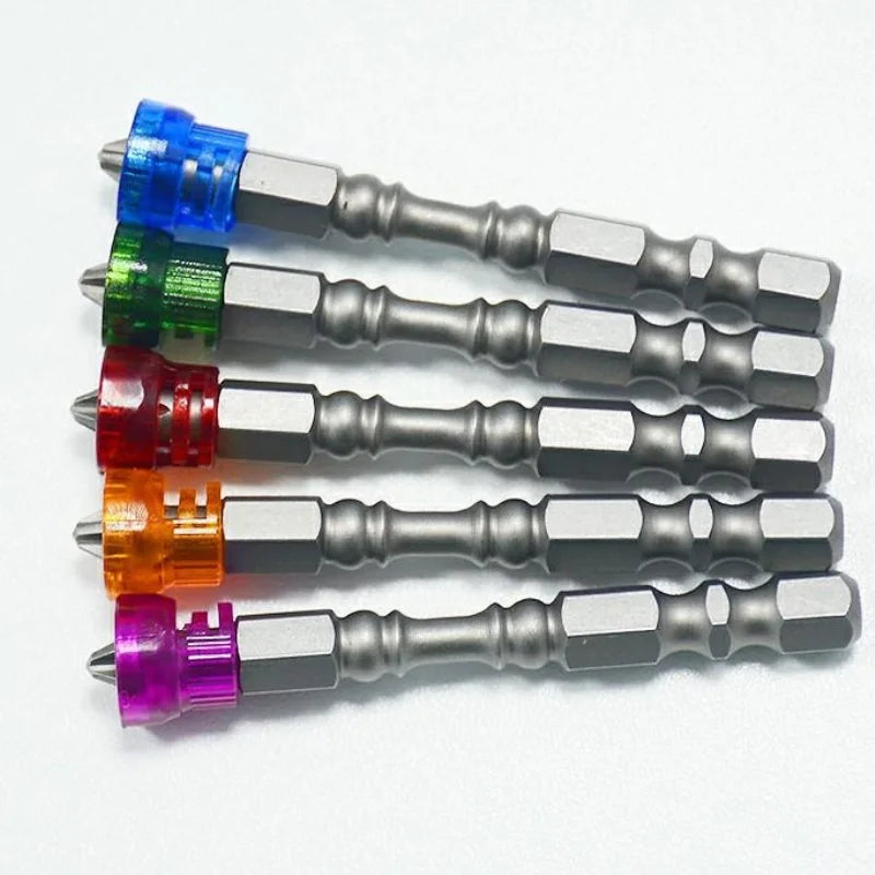 1 Set of Colorful Magnetic Screwdriver Bits with Hexagonal Shape, Suitable for DIY Projects, Professional Use, and Specialized for Mechanics and Craftsmen Peaceful Pleasures Health and Wellness