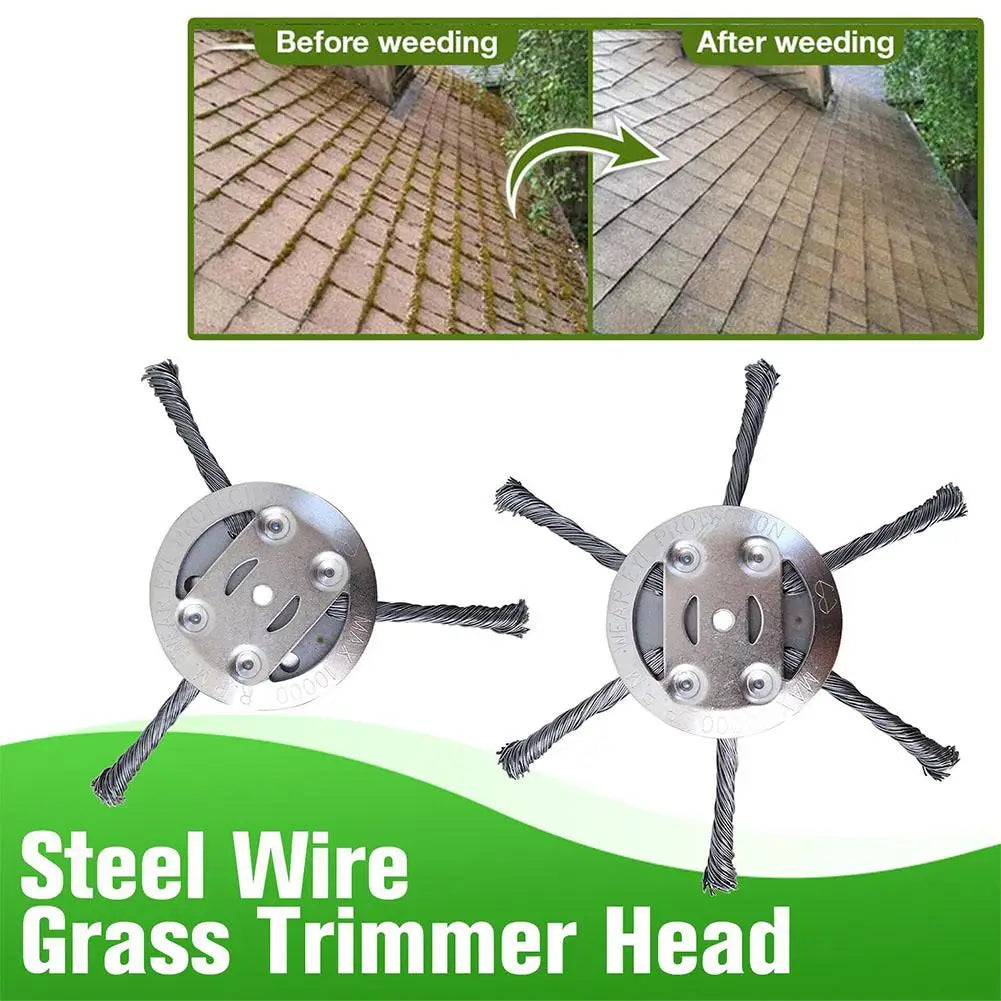 Universal Lawnmower Accessories Lithium Battery 3/6 Blade Grass Cutter Steel Wire Weed Head Disk for Garden Care Peaceful Pleasures Health and Wellness
