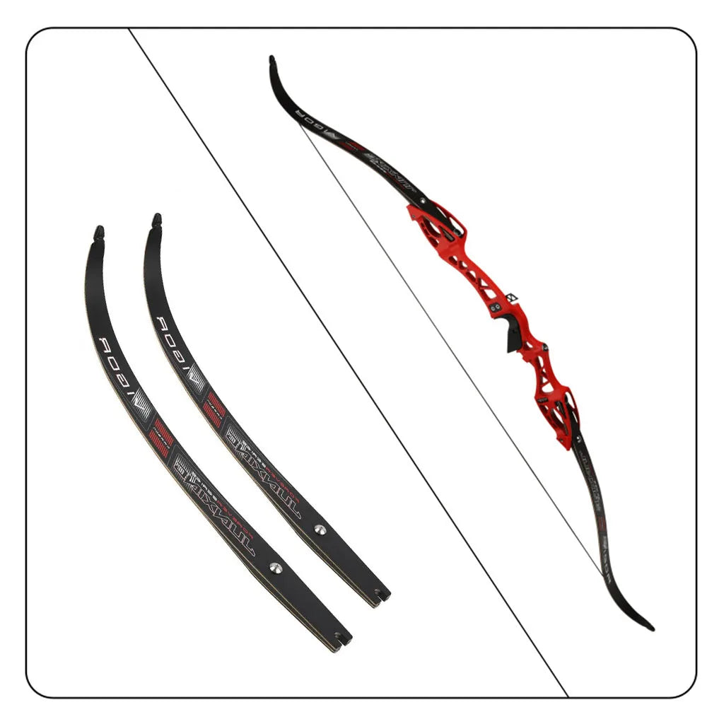JUNXING Archery Bow Limb Universal F Interface 20-40lbs Professional