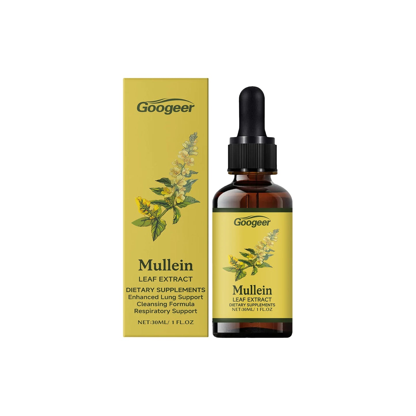 Mullein Herbal Formula Plant-Based Liquid Drops 30ml | Daily
