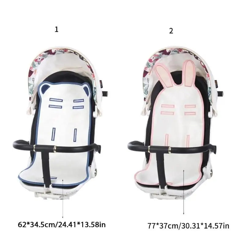 Baby Stroller Cooling Pad Ice Silk Breathable Pram Cushion Mat