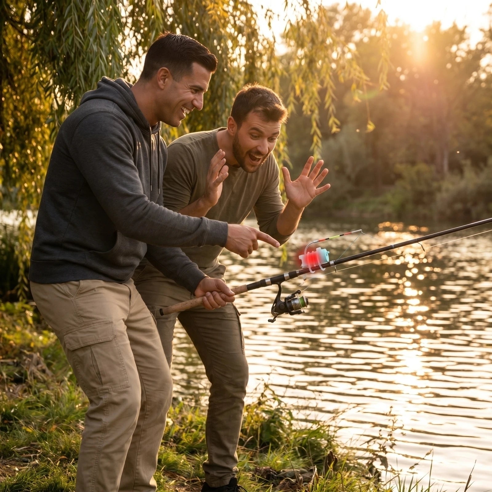 NEW! High Sensitivity Fishing Float Alert For Rods, Electronic LED Fishing Sound Alarm, Night Fishing Rod, For Rod Tip Detection Peaceful Pleasures Health and Wellness