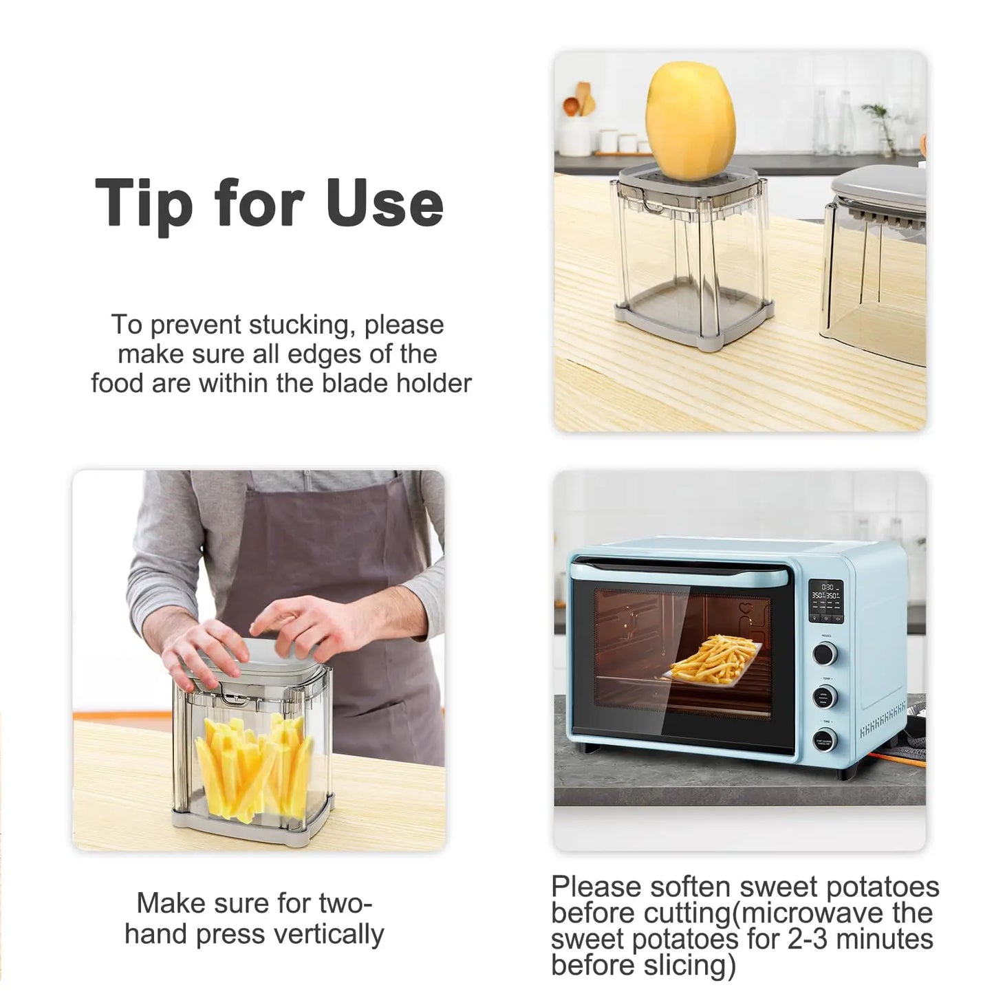 Practical French Fries Special Slicer Radish Cucumber Slicer Household Multifunctional Vegetable Slicer Tomato and Apple Slicer Peaceful Pleasures Health and Wellness