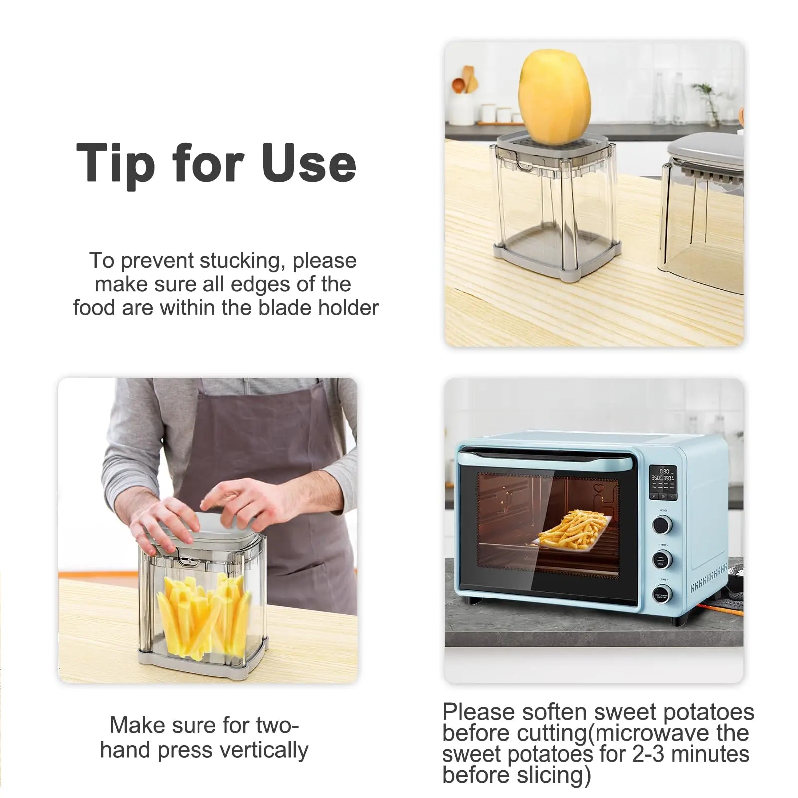 Practical French Fries Special Slicer Radish Cucumber Slicer Household Multifunctional Vegetable Slicer Tomato and Apple Slicer Peaceful Pleasures Health and Wellness