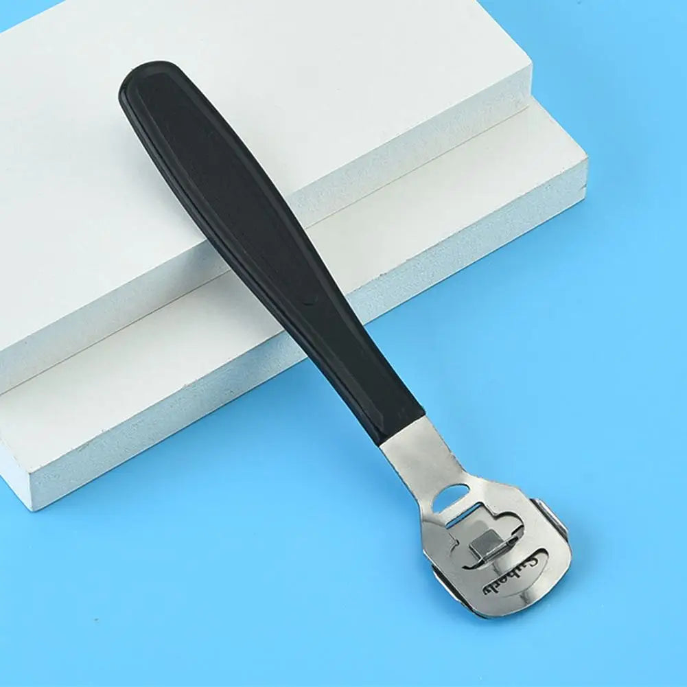 Foot Callus Shaver Heel Hard Skin Remover Pedicure File Callus Shaver for Feet Stainless Steel Handle Foot Care Tools Peaceful Pleasures Health and Wellness