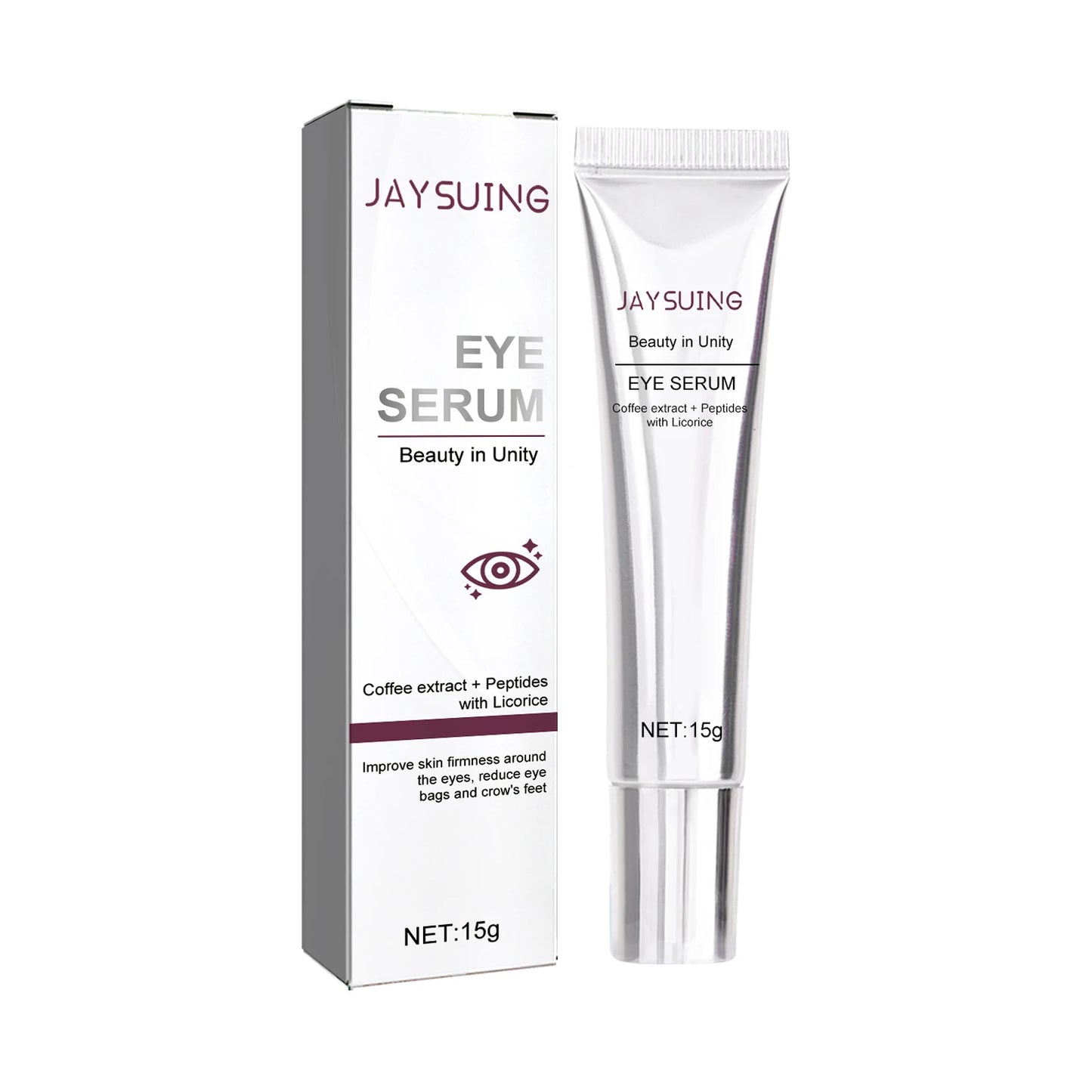 Niacinamide Firming Eye Cream Lock Moisture Reduce Dryness Relieve Fine Lines Increase Skin Elasticity Massage Eye Care Lotion Peaceful Pleasures Health and Wellness 15g