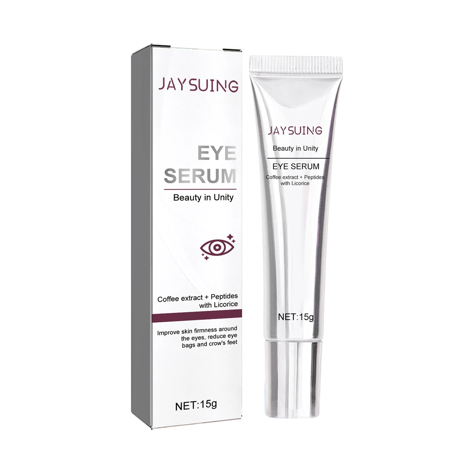Niacinamide Firming Eye Cream Lock Moisture Reduce Dryness Relieve Fine Lines Increase Skin Elasticity Massage Eye Care Lotion Peaceful Pleasures Health and Wellness 15g
