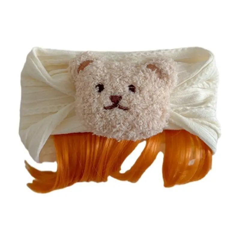 Baby Girl Bear Bangs Headband | Cute Toddler Hairband Ages 1–3