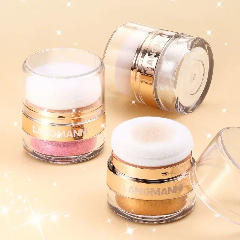 Diamond Glitter Highlighter Powder – Shimmer Face & Body Glow