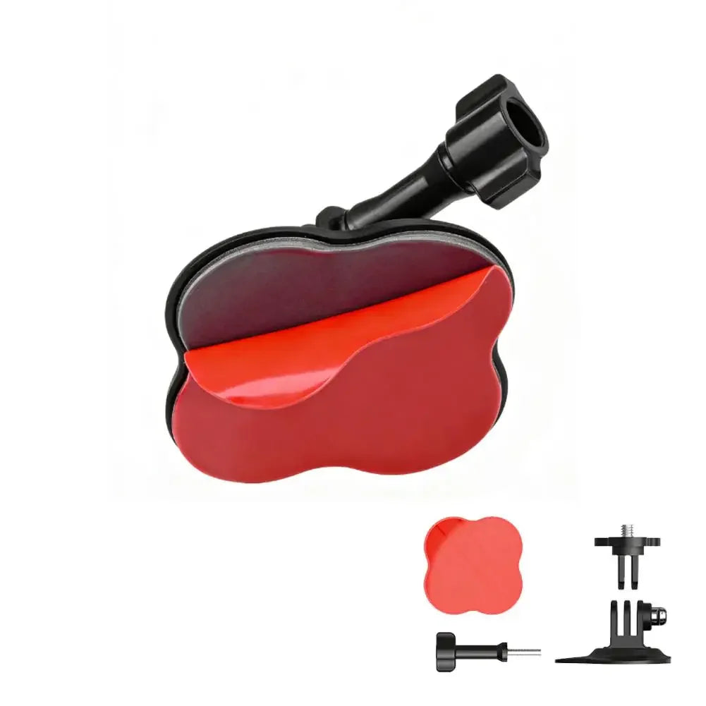 Flexible Motorcycle Helmet Mount Adapter, Adhesive Fixed Base for DJI OSMO Pocket 3 / GoPro, Sports Camera Accessories Peaceful Pleasures Health and Wellness 1set