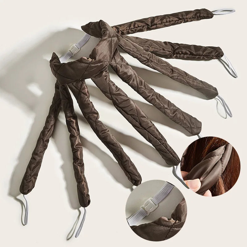 Heatless Hair Curler Ribbon Headband | Soft Wave Rollers
