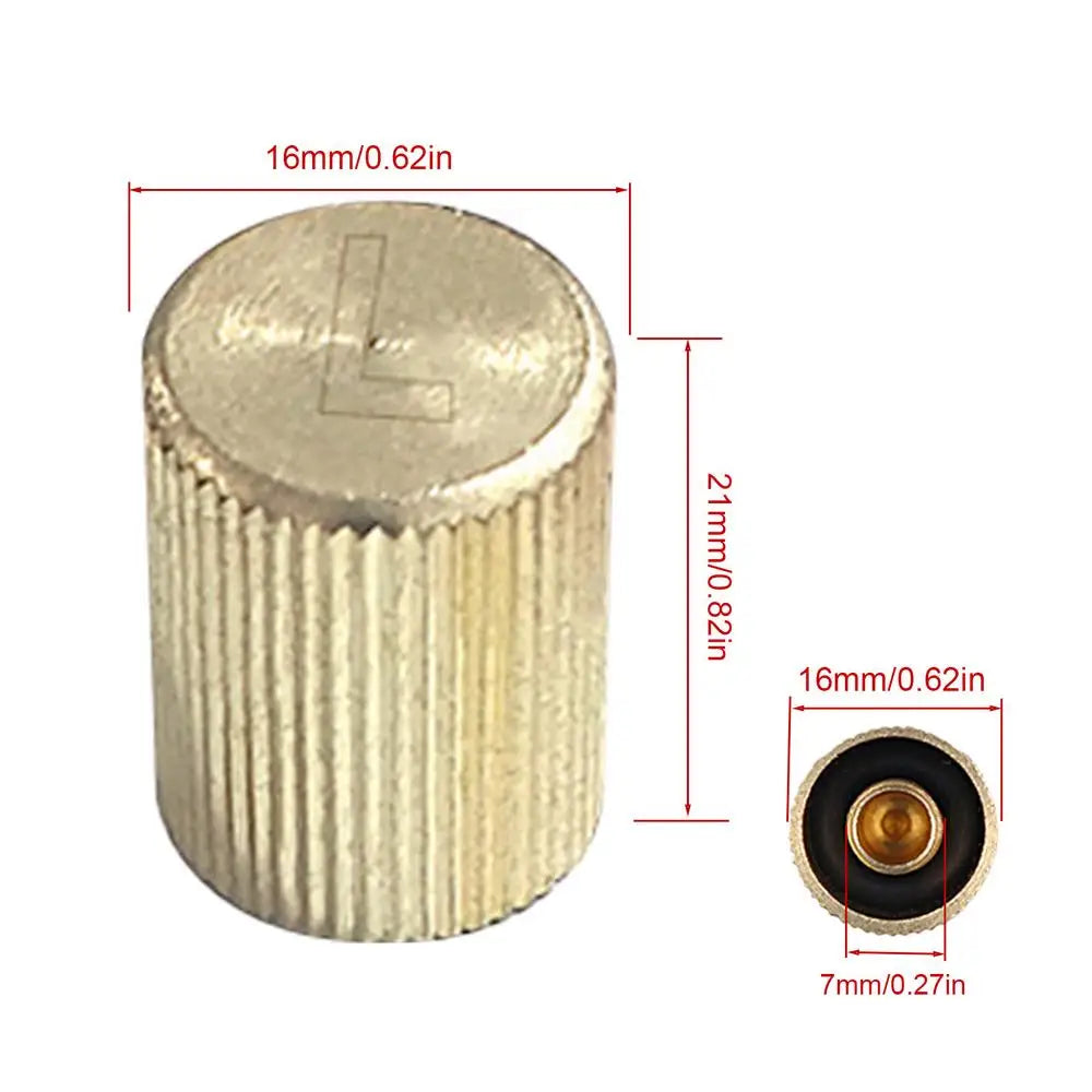 Leakproof AC Low Pressure Cap, Copper Dustproof Valve Cover For Automotive HVAC Air Conditioner Radiator Line Vent Repair tool Peaceful Pleasures Health and Wellness Low pressure