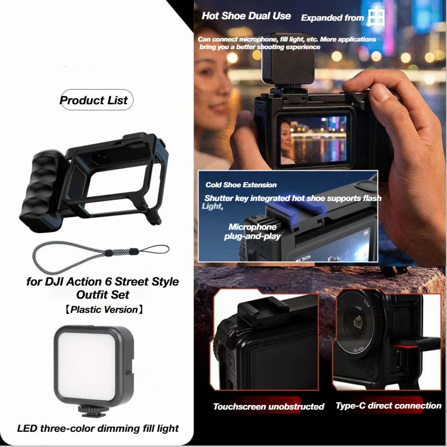 DJI Osmo Action 6 Accessories Kit – Waterproof Case & Filters