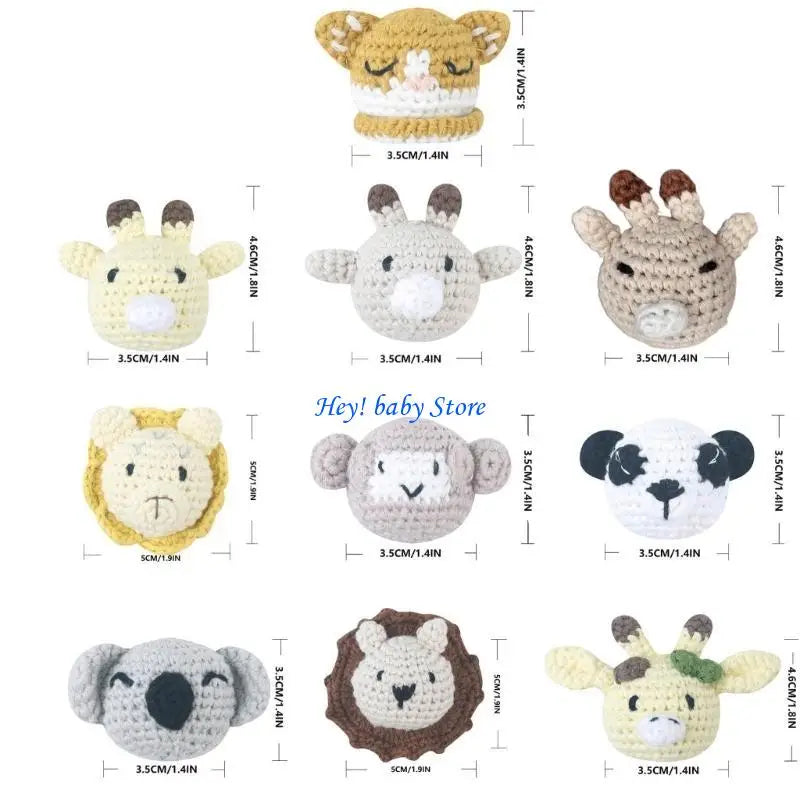 BPA-Free Crochet Animal Teething Beads | DIY Baby Jewelry