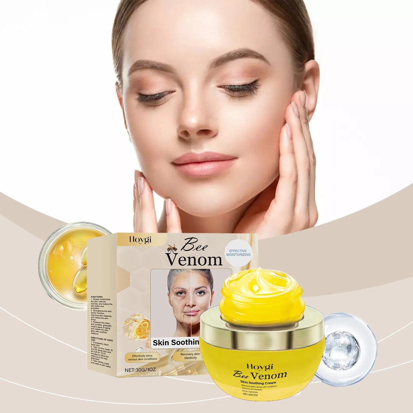 Bee Venom Firming Moisturizing Facial Cream | Anti-Aging