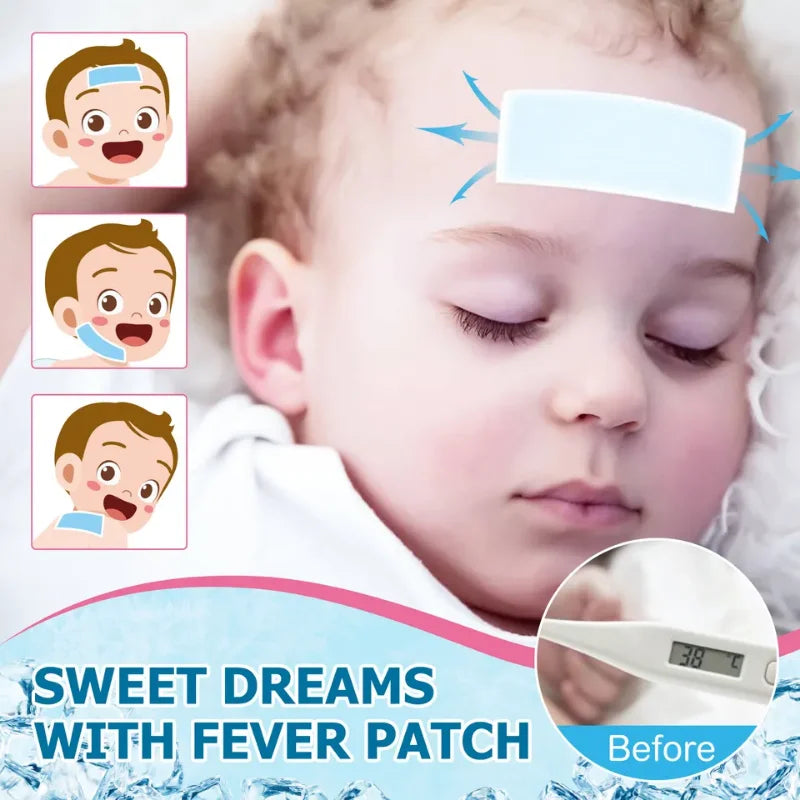 Baby & Adult Cooling Gel Fever Patches – 2/10/20 Pack