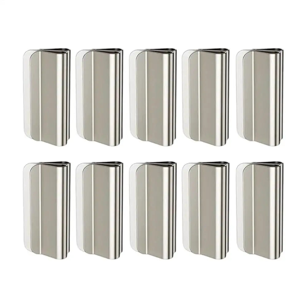 10 Pairs Magnetic Curtain Clips Strong Drapery Closure Clips No-Sew Window Curtain Holders For Bedroom Living Room Bathroom Peaceful Pleasures Health and Wellness 10 pairs